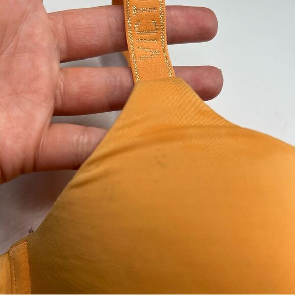 Victoria's Secret Orange t-shirt push-up full coverage Bra 36DD - Picture 4 of 11